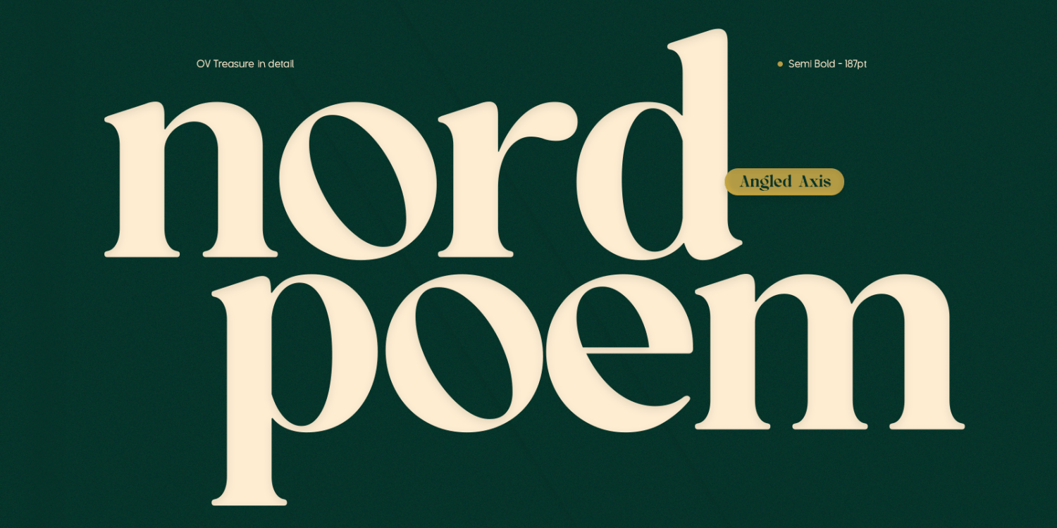 OV Treasure Font Poster #1