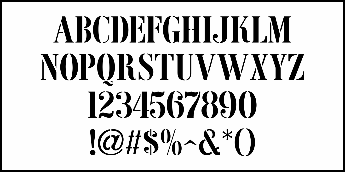 Mystery Writer Font Poster #1