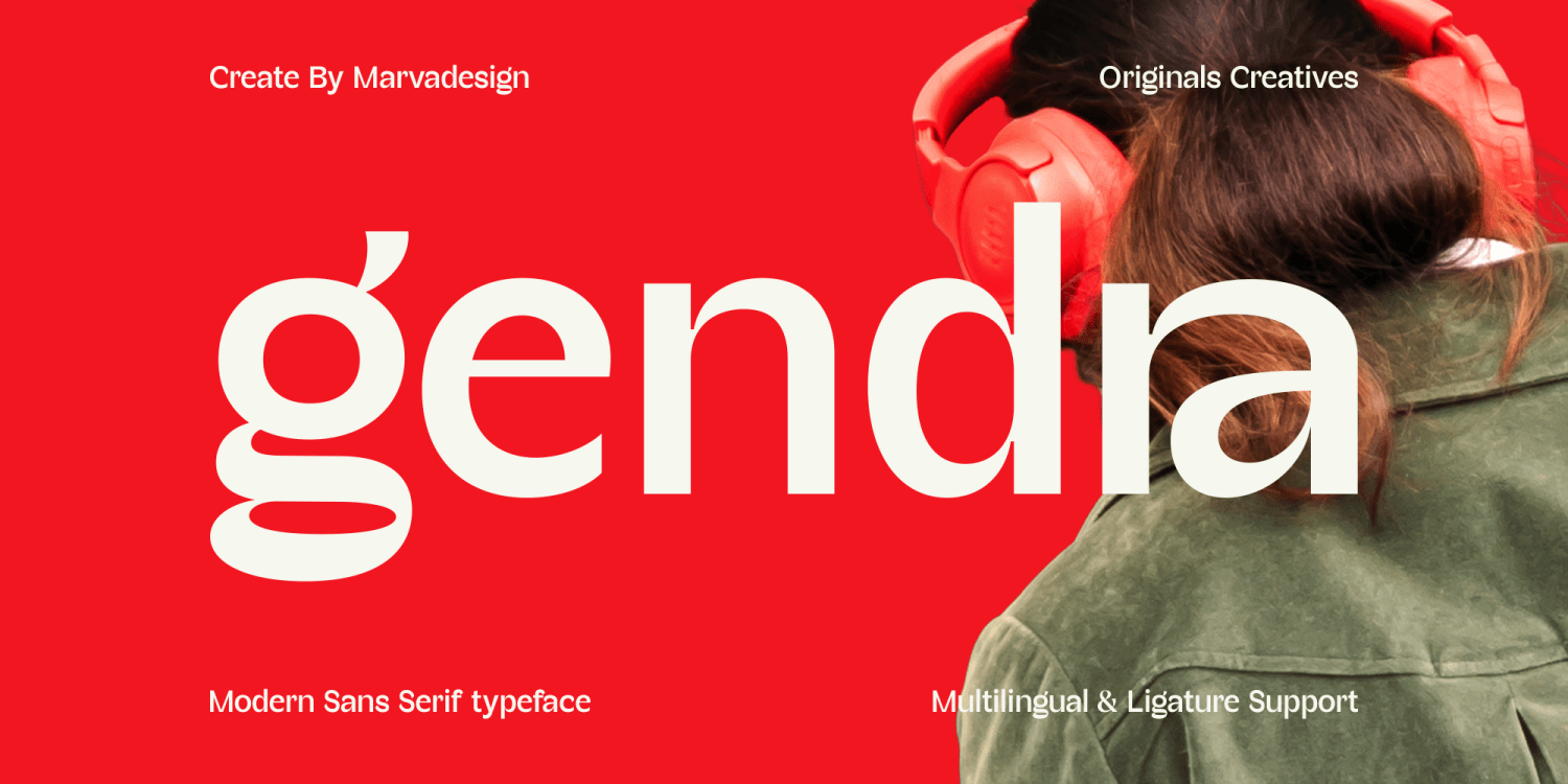Gendra Font Poster #1