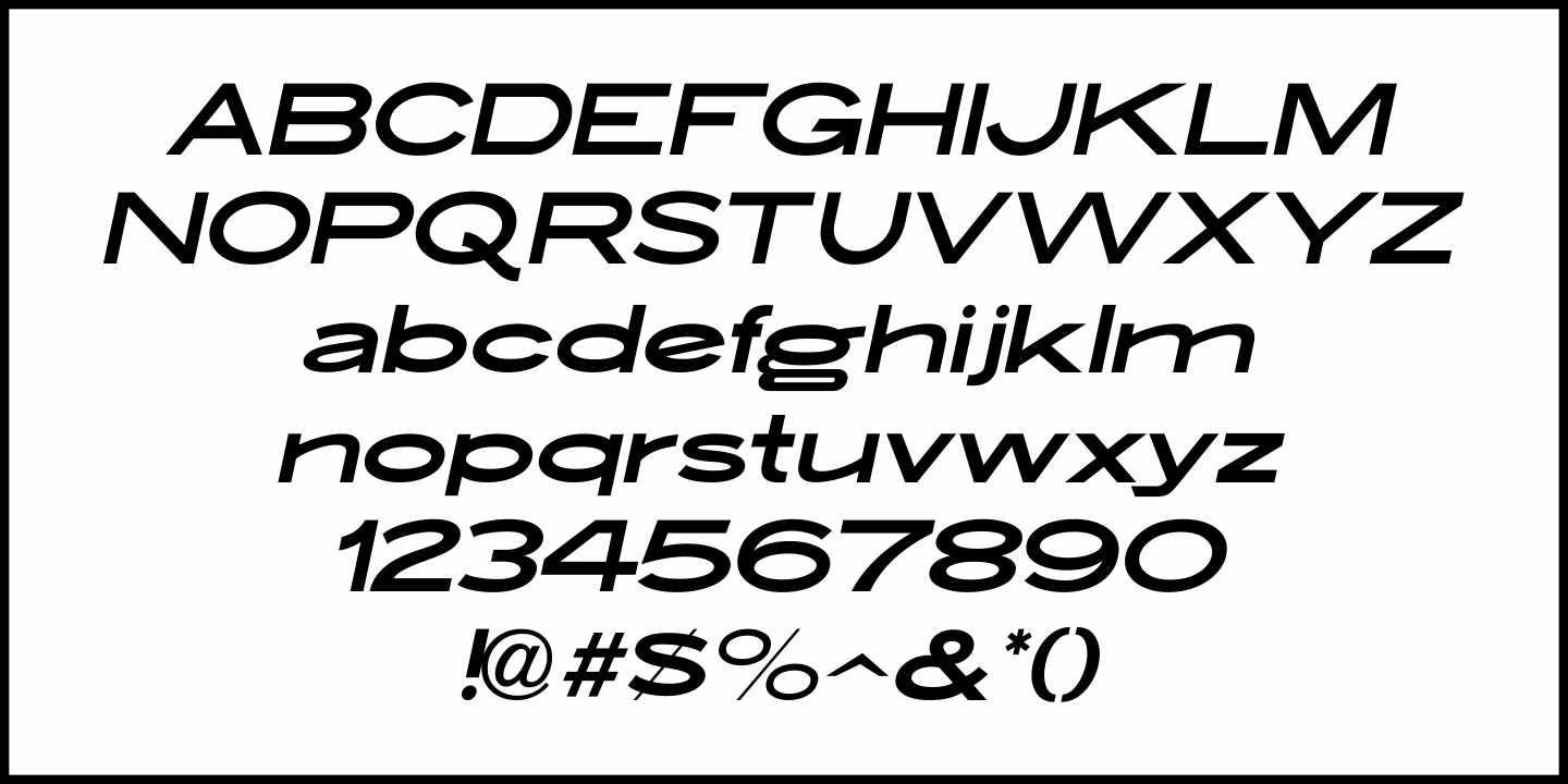 Order Form Font Poster #5