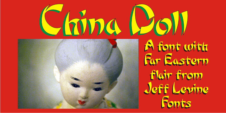 China Doll Font Poster #1