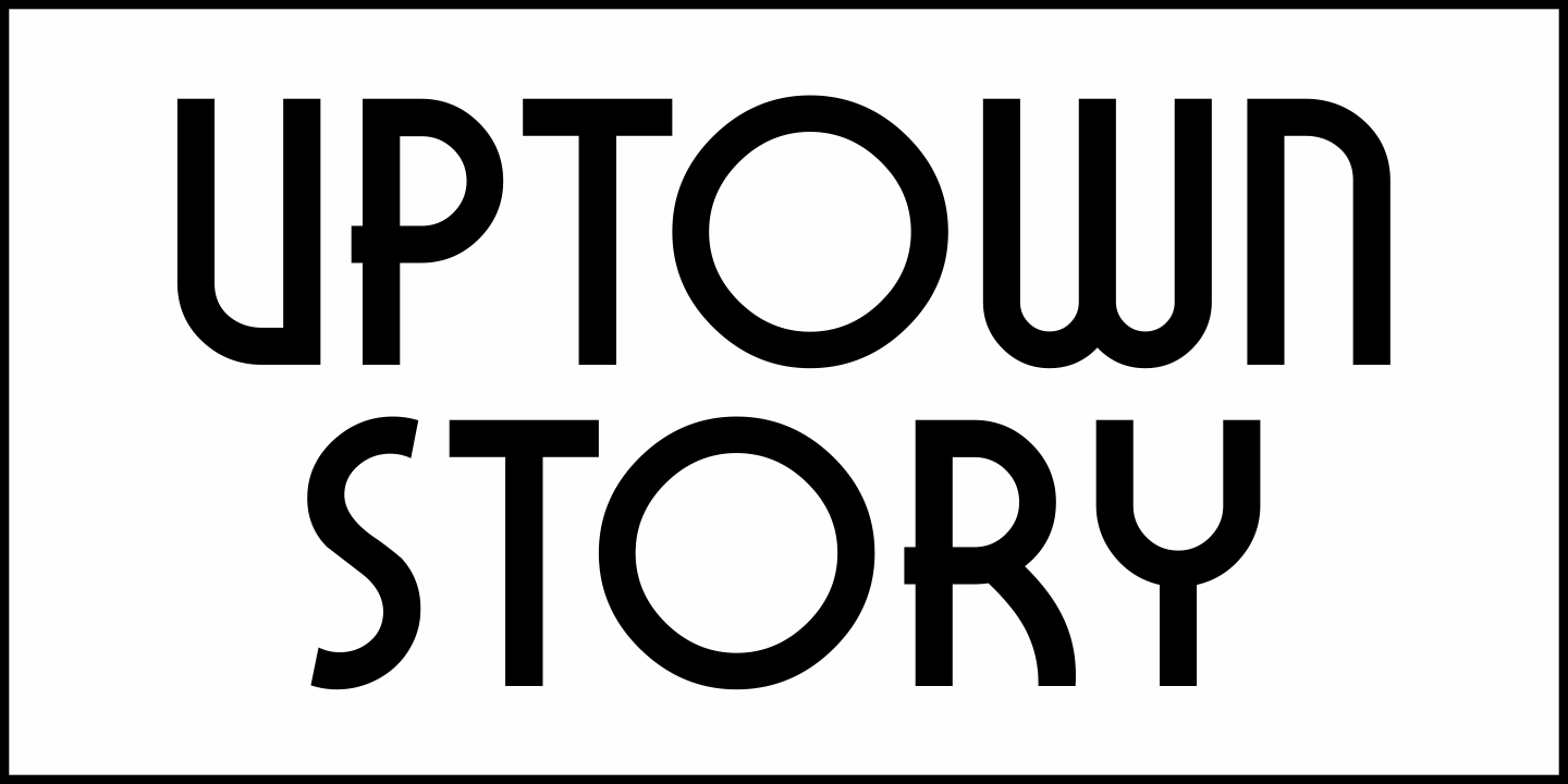 Uptown Story Font Poster #1