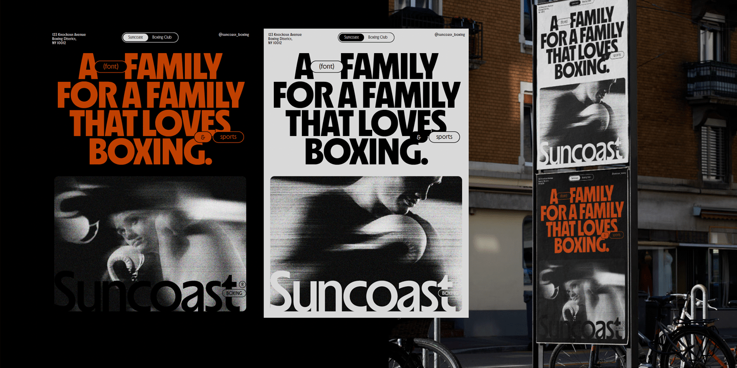 Suncoast Font Poster #1