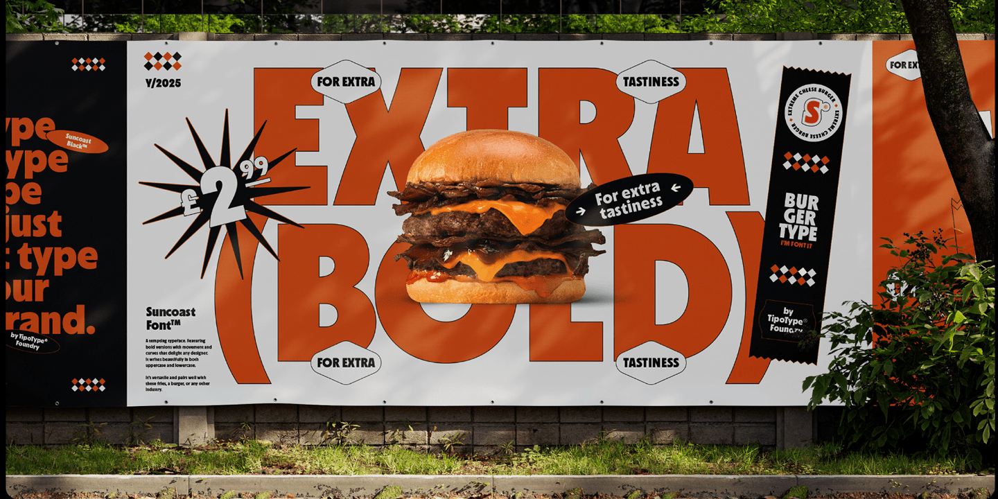 Suncoast Font Poster #1