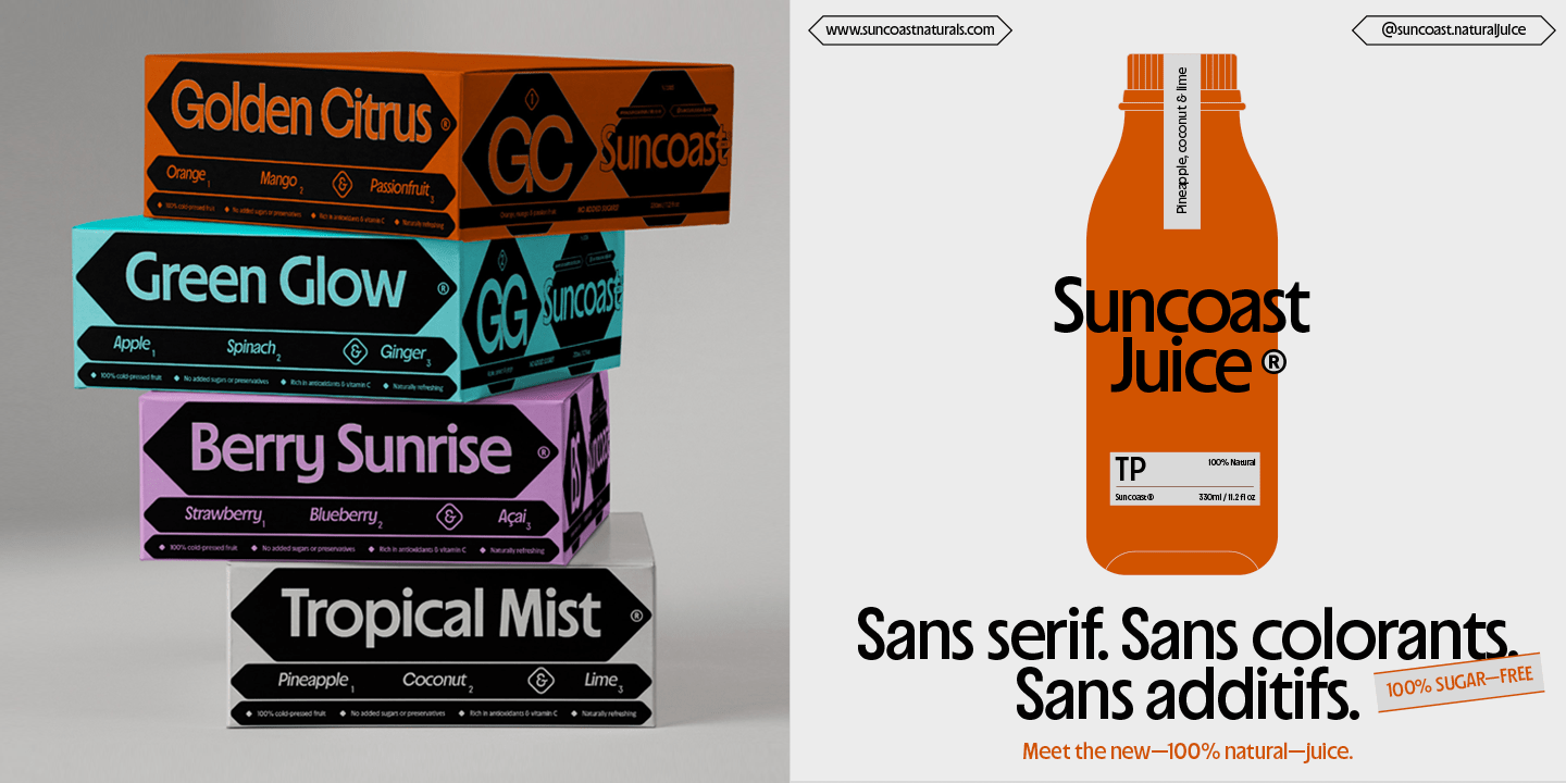 Suncoast Font Poster #1