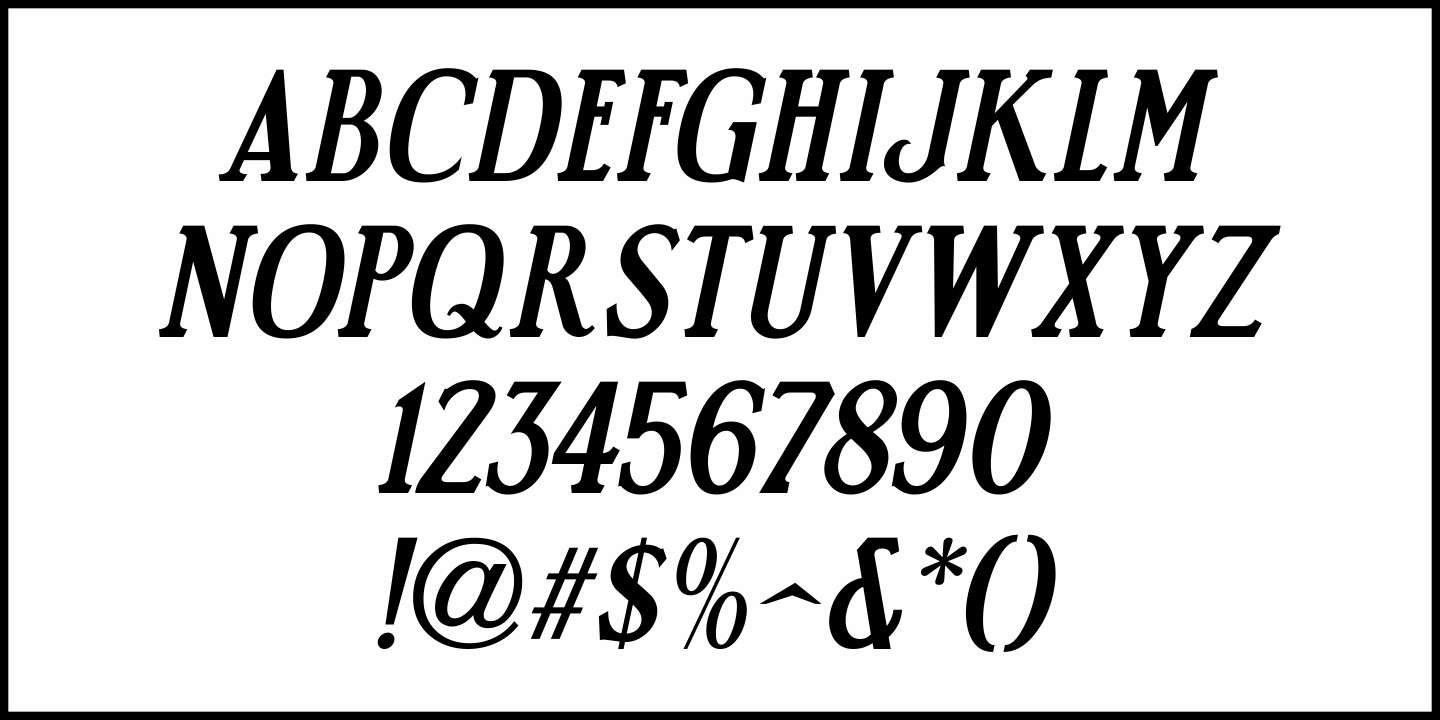 Screen Hero Font Poster #5