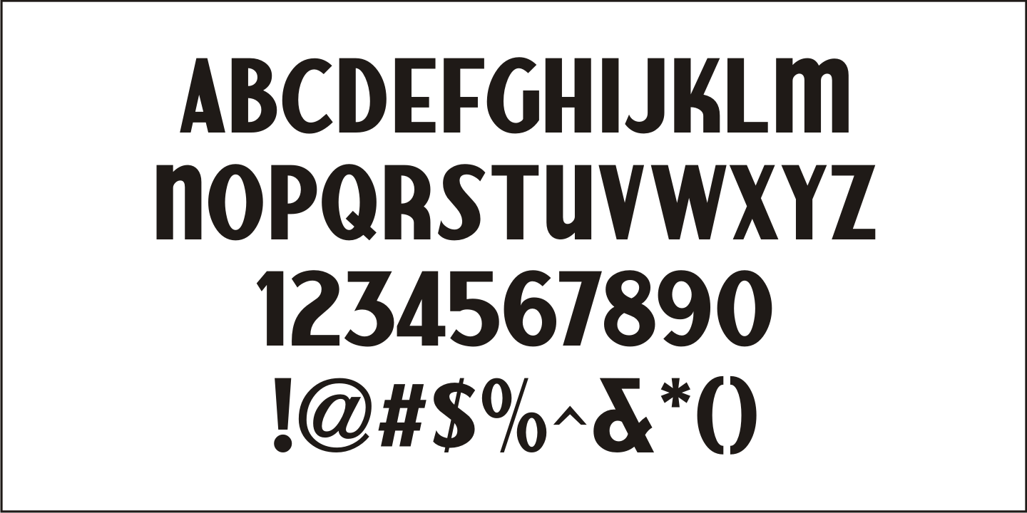 Good Sport Font Poster #3