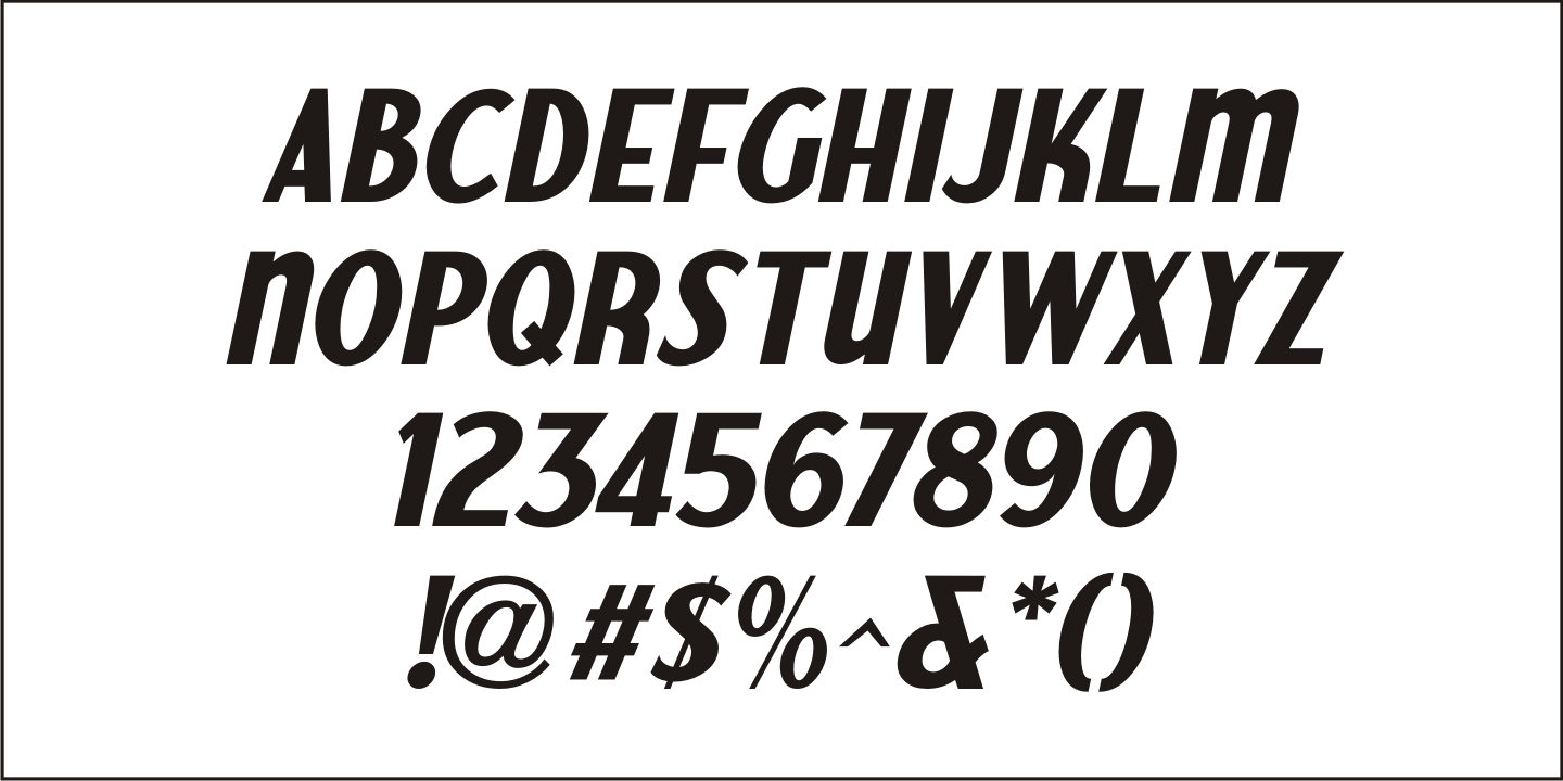 Good Sport Font Poster #5