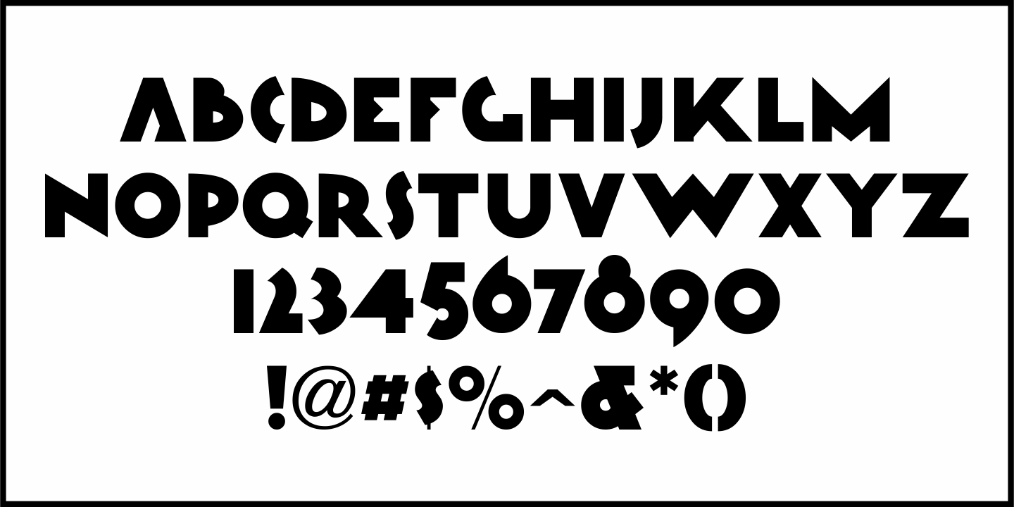 Government Office Font Poster #1