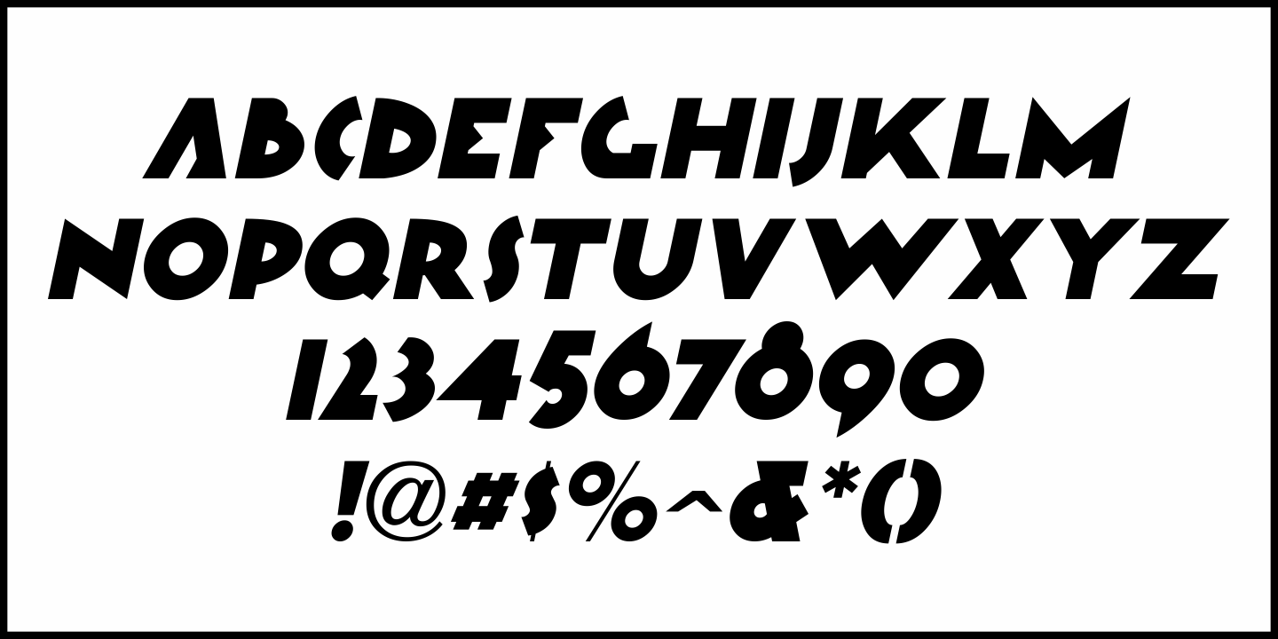 Government Office Font Poster #1