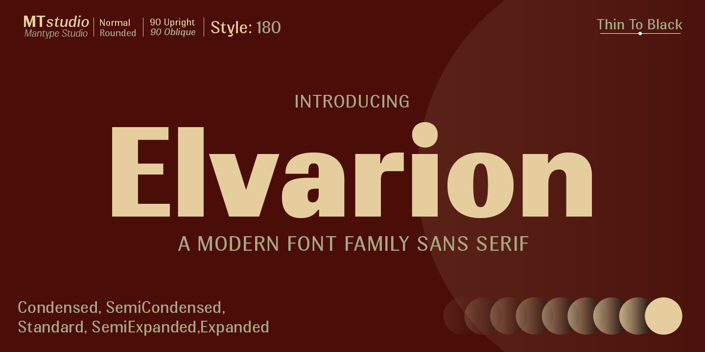 Elvarion Font Poster