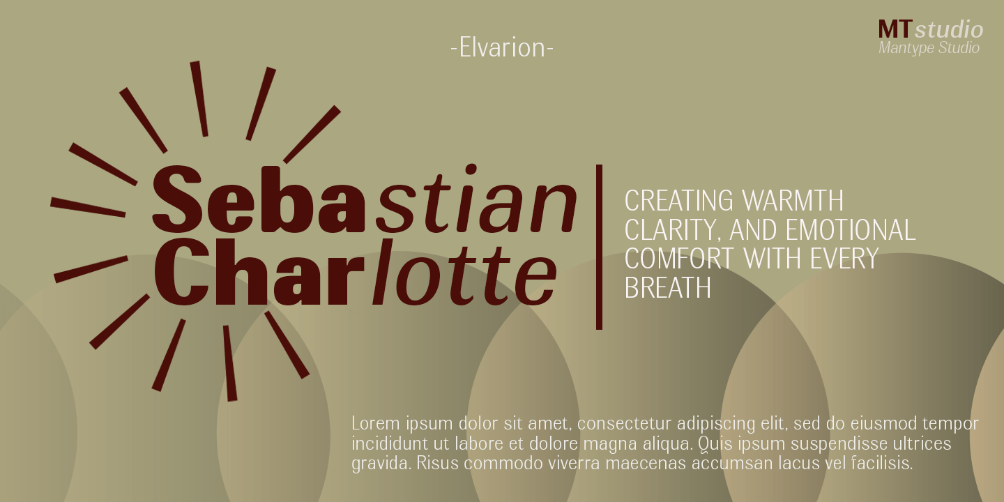 Elvarion Font Poster #1