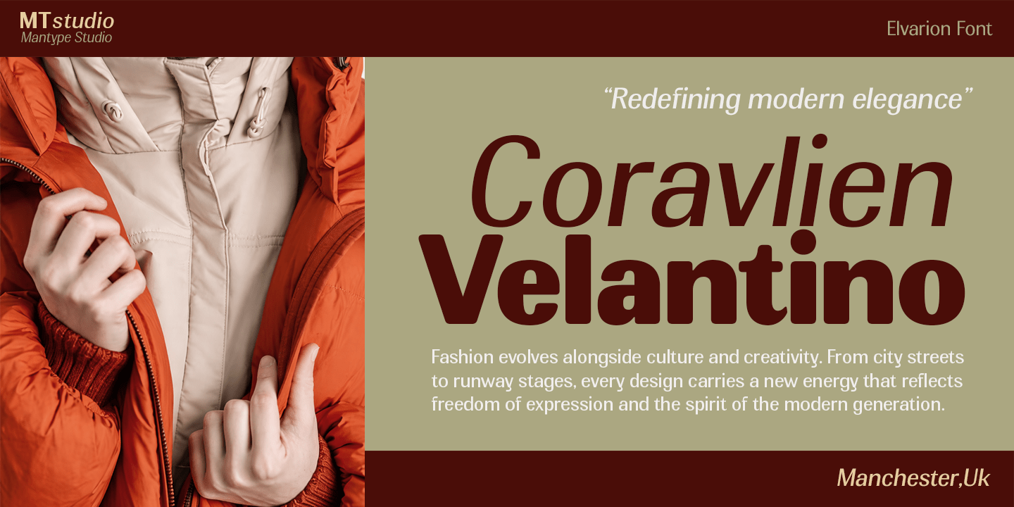 Elvarion Font Poster #1