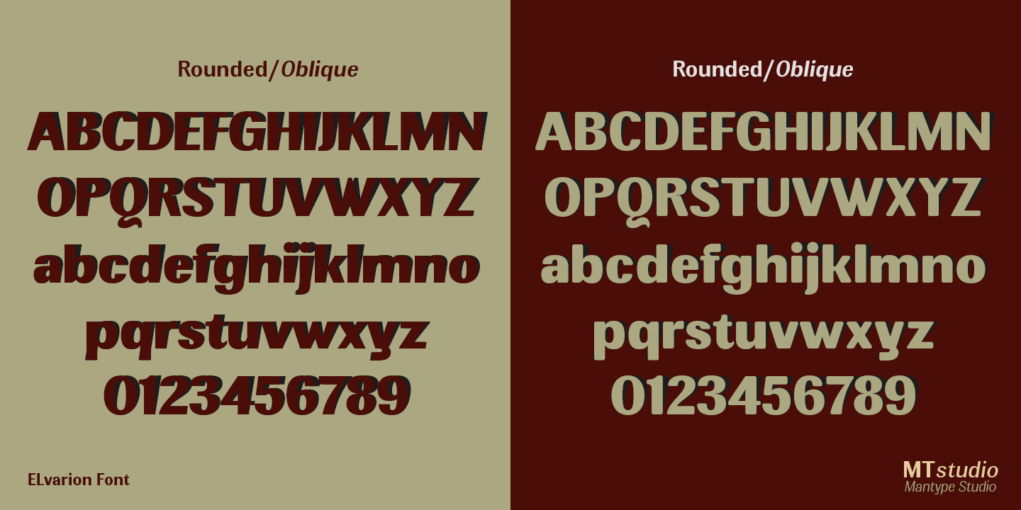 Elvarion Font Poster #1