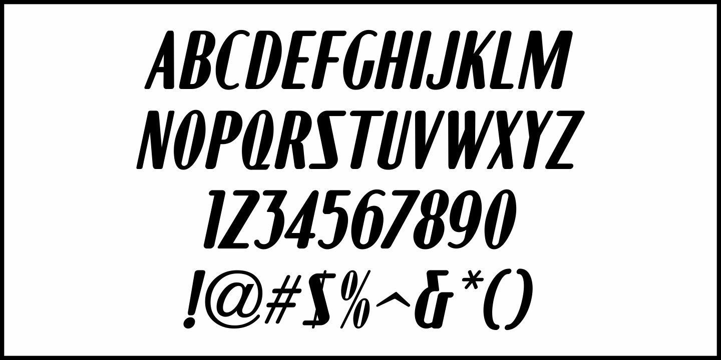 Deco Film Ad Font Poster #5