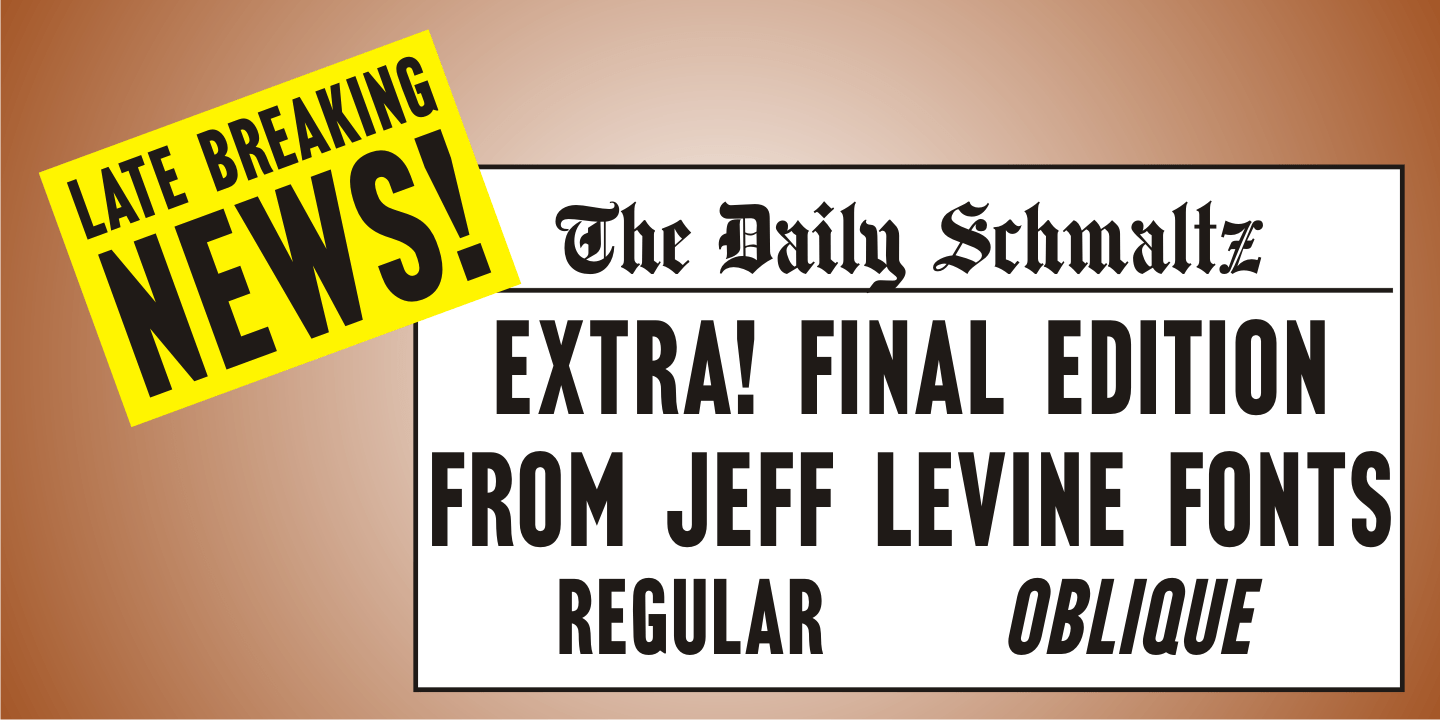 Final Edition Font Family