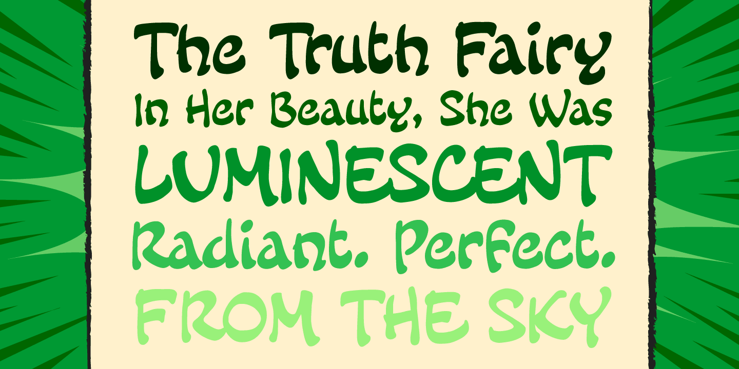 Fairy Tale CC Font Poster #1