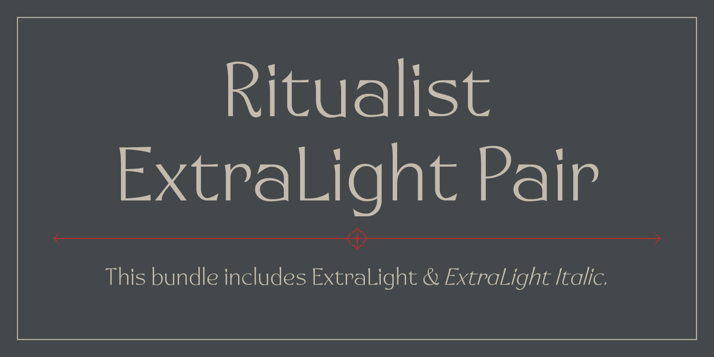 Ritualist ExtraLight Pair Poster