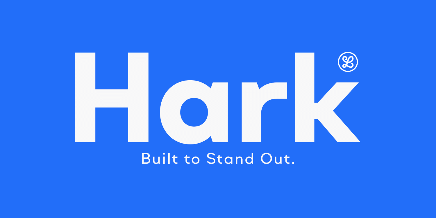 Hark Font Poster