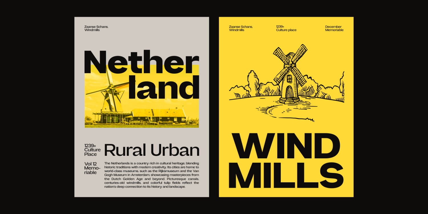 Also Sans Font Poster #6