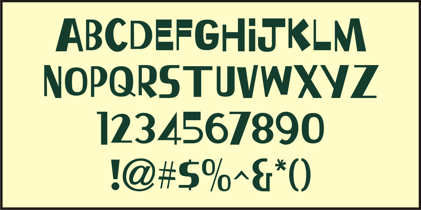 Swing Vote Font Poster #1