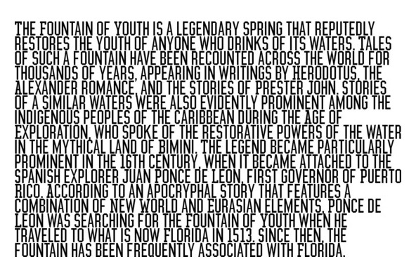 YWFT League Thin Font Poster #1