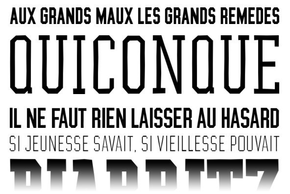 YWFT League Thin Font Poster #1