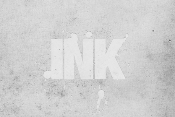 YWFT Ink Font Poster #1