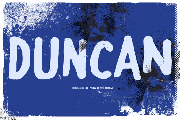 YWFT Duncan Font Poster #1
