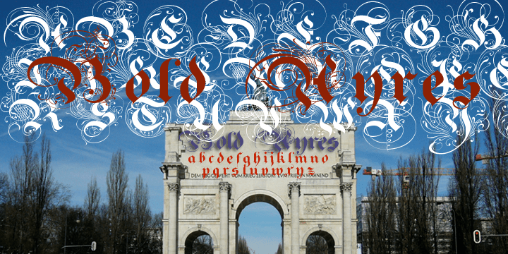 Bold Ayres Font Poster #1