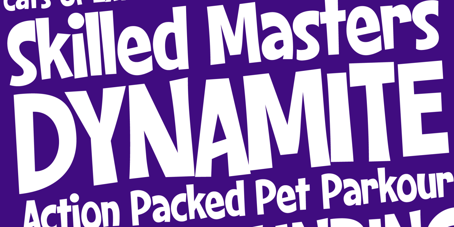 Houndcats PB Font Family - Poster #3