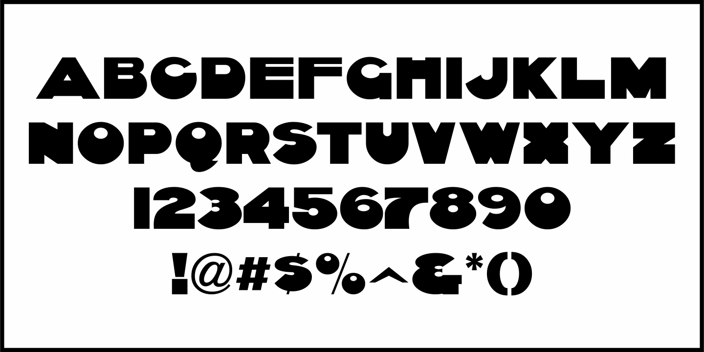 Fun Time Nouveau Font Poster #3