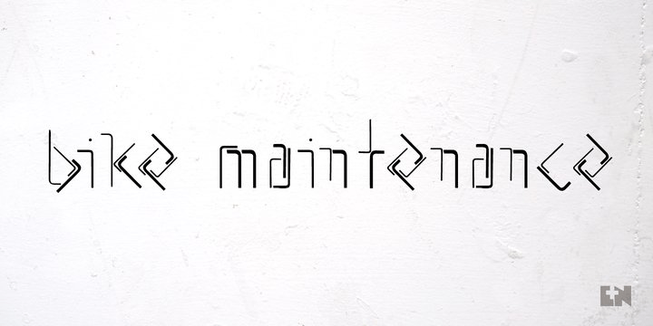 Allen Keys Font Poster #1