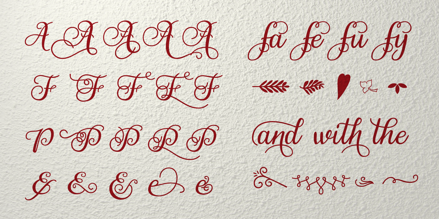 Gardeny Font Poster #1