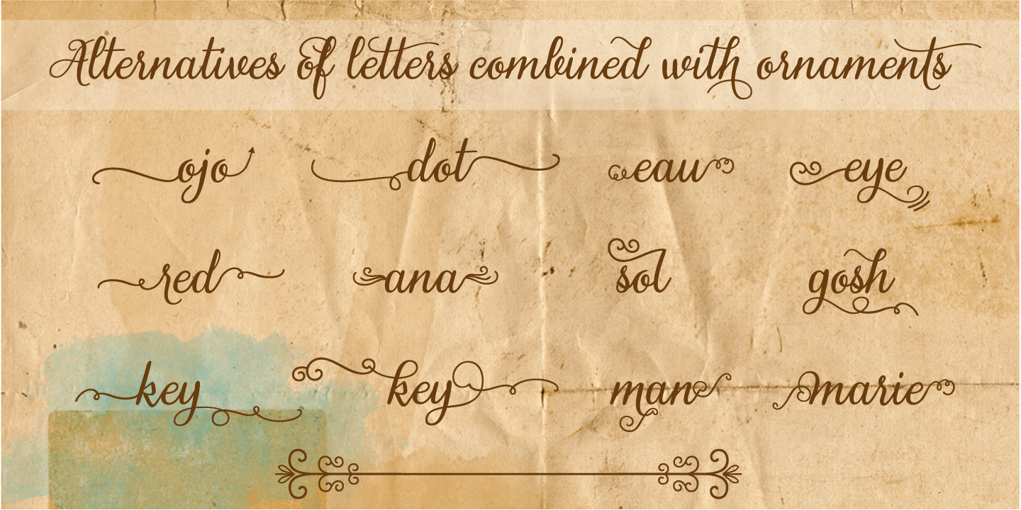 Gardeny Font Poster #1