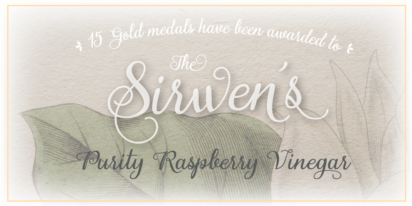 Gardeny Font Poster #1