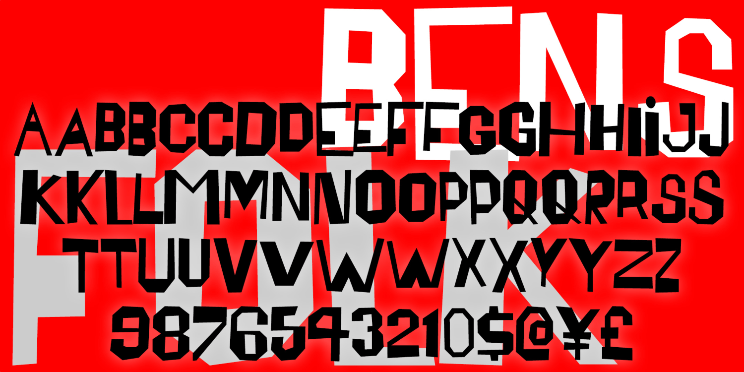 Bensfolk Font Poster #1