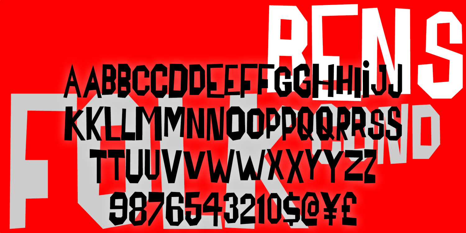 Bensfolk Font Poster #2