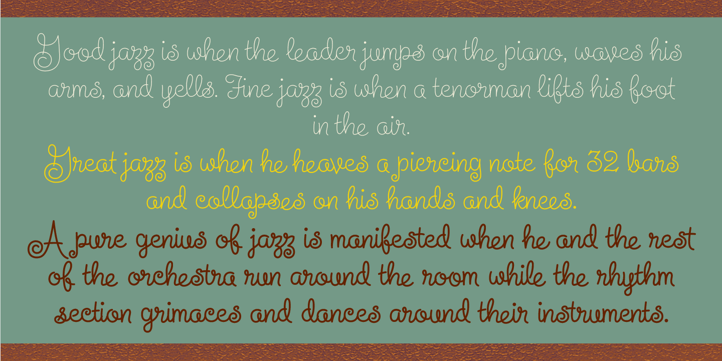 Steinweiss Script Font Poster #1