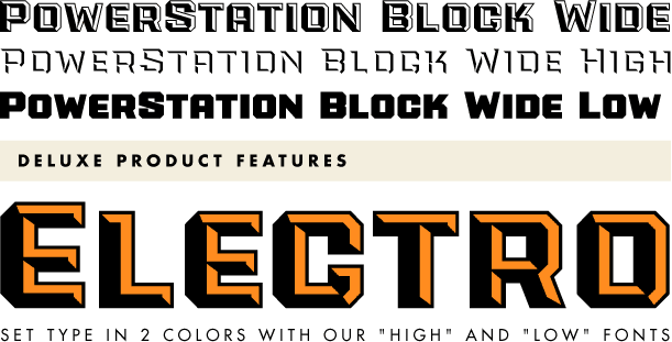 PowerStation Block Wide Poster