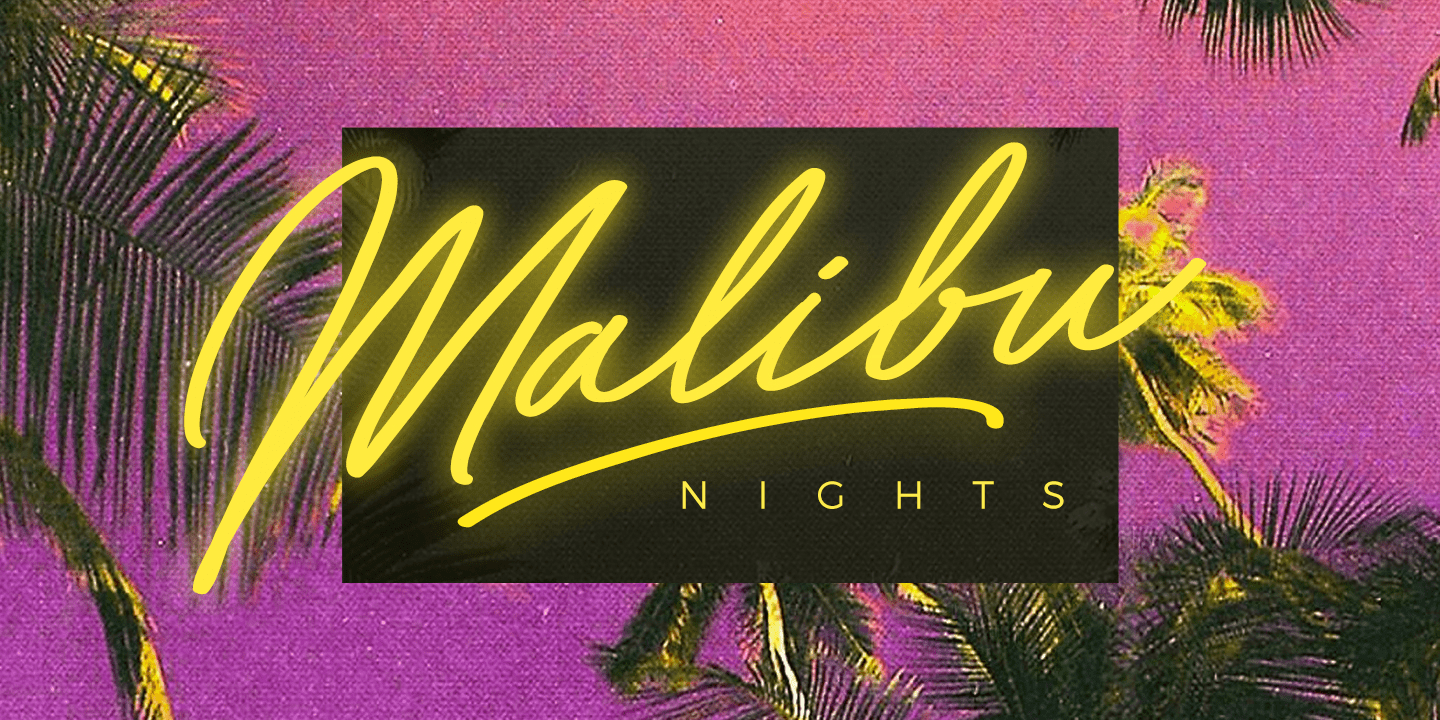 Bayshore Font Poster #1