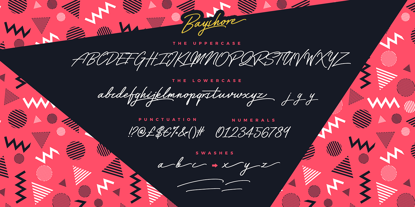 Bayshore Font Poster #1