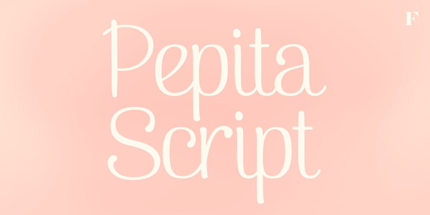 Pepita Script Font Family Poster