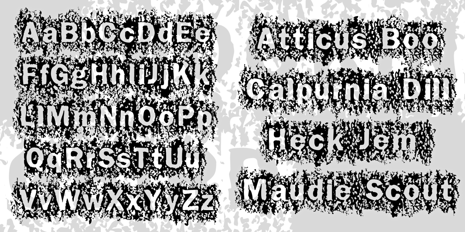 Mockingbird Font Family Poster