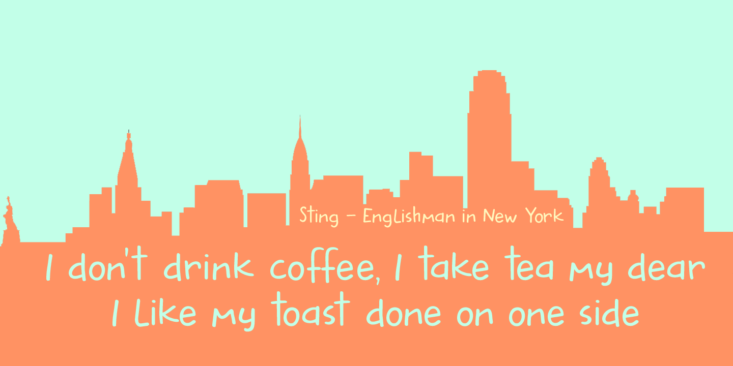 Buttered Toast Font Poster #1