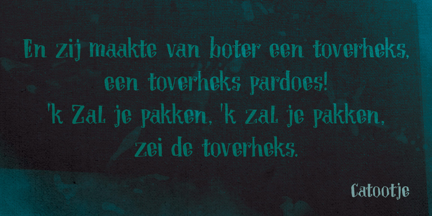 Toverheks Font Poster #1