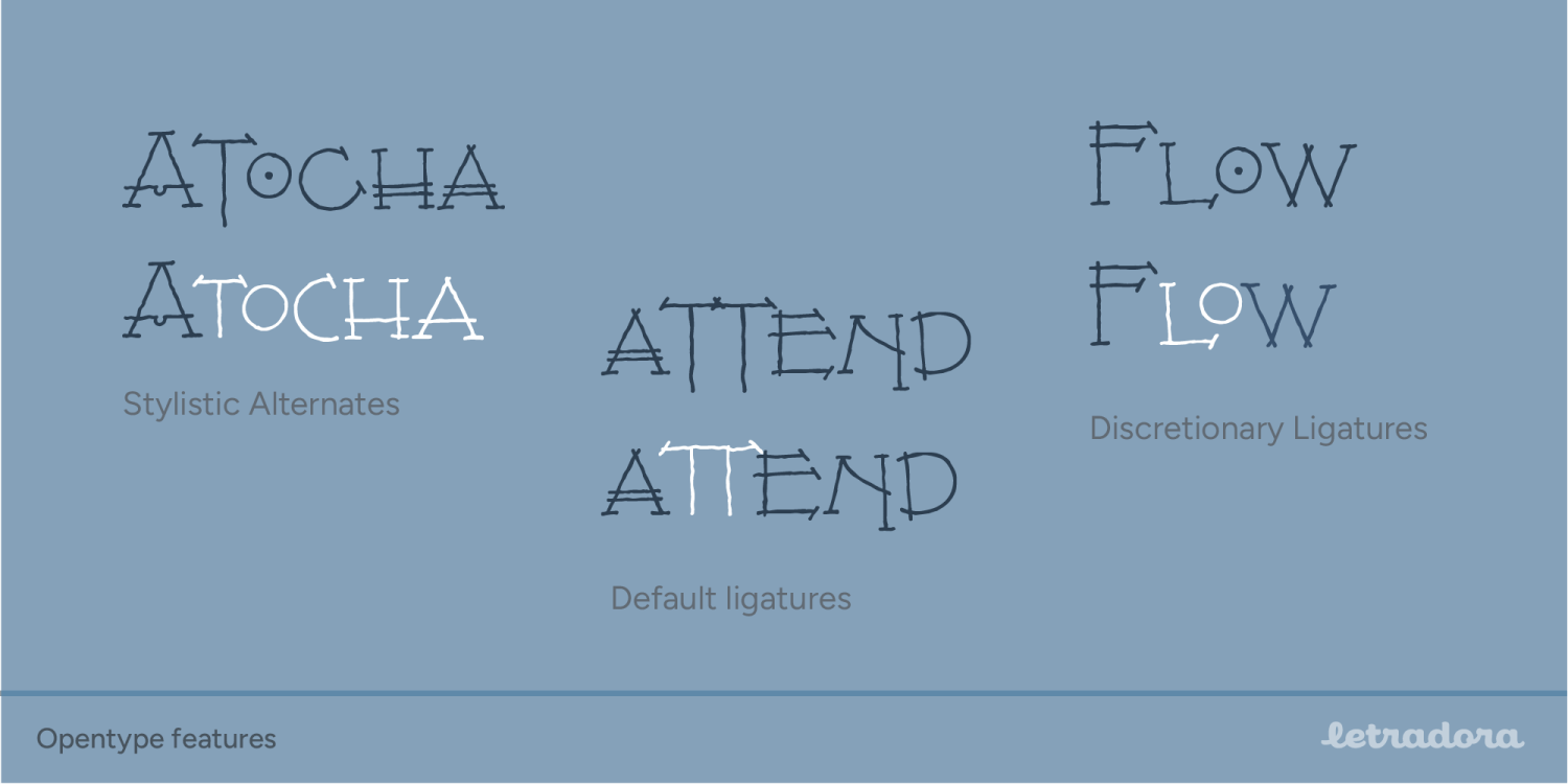 Montreal Architect Font Poster #1