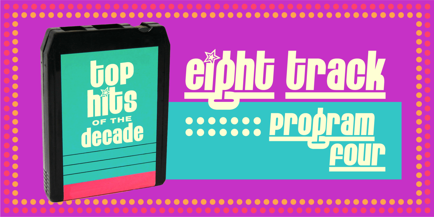 Eight Track Complete Font Poster #1