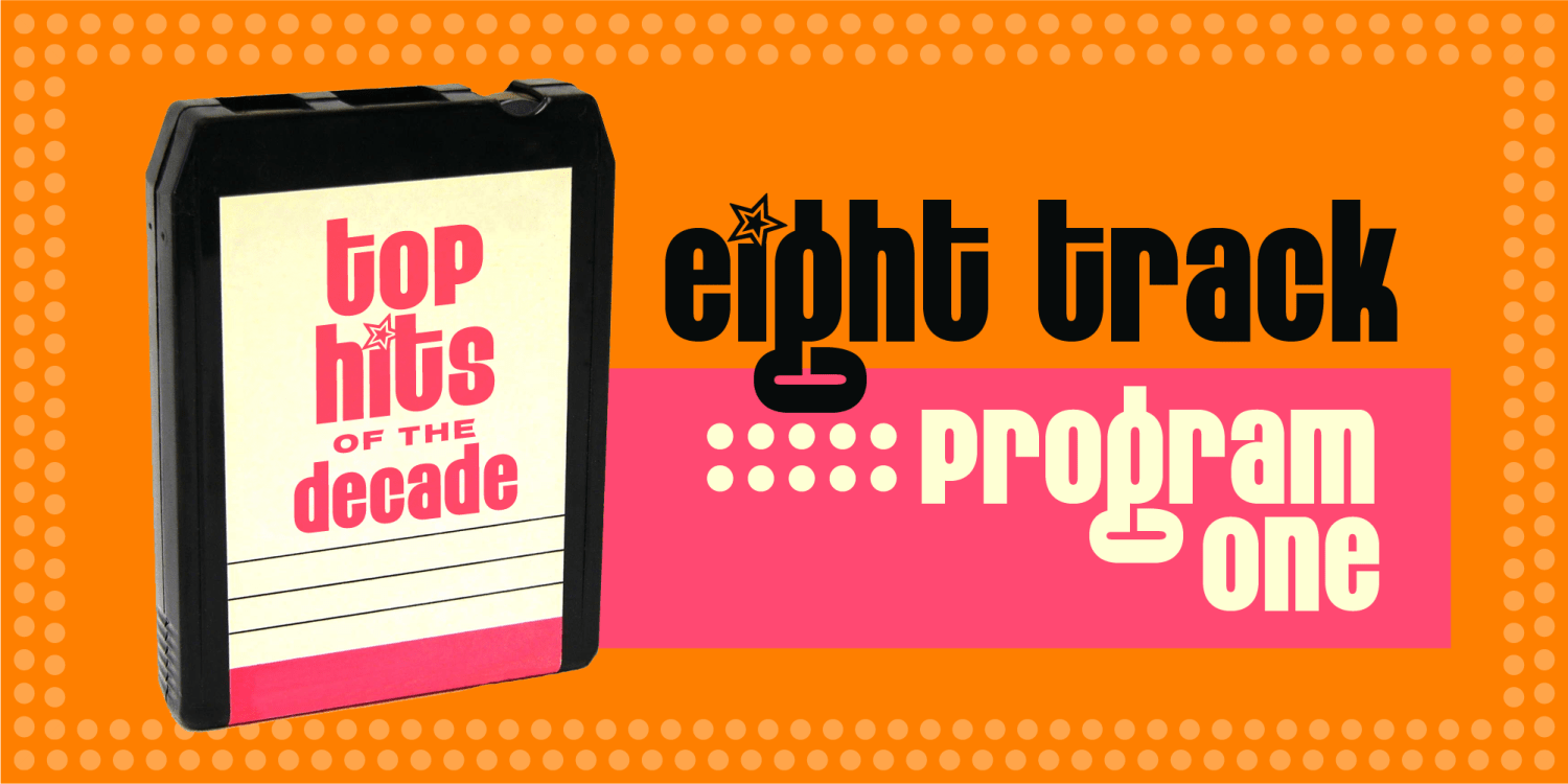 Eight Track Complete Font Poster #1