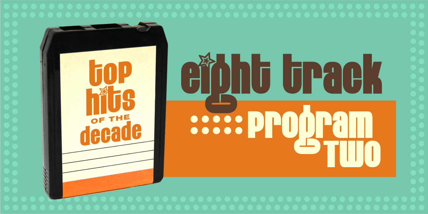 Eight Track Complete Font Poster #1